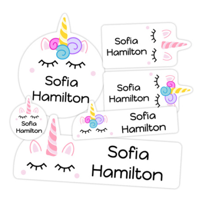 Adorable NEW Unicorn and Alligator Labels From Name Bubbles