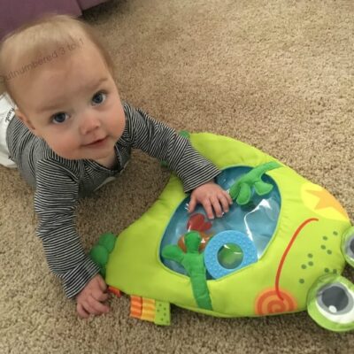 Make Tummy Time Fun With the Little Frog Water Play Mat from HABA