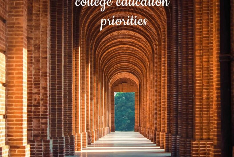 New Year College Education Priorities