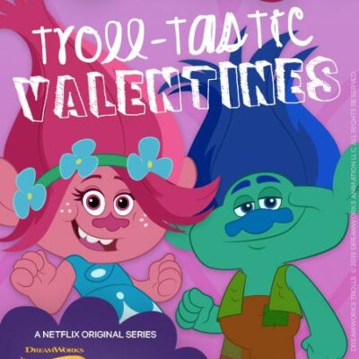 Printable Trolls Valentines Cards