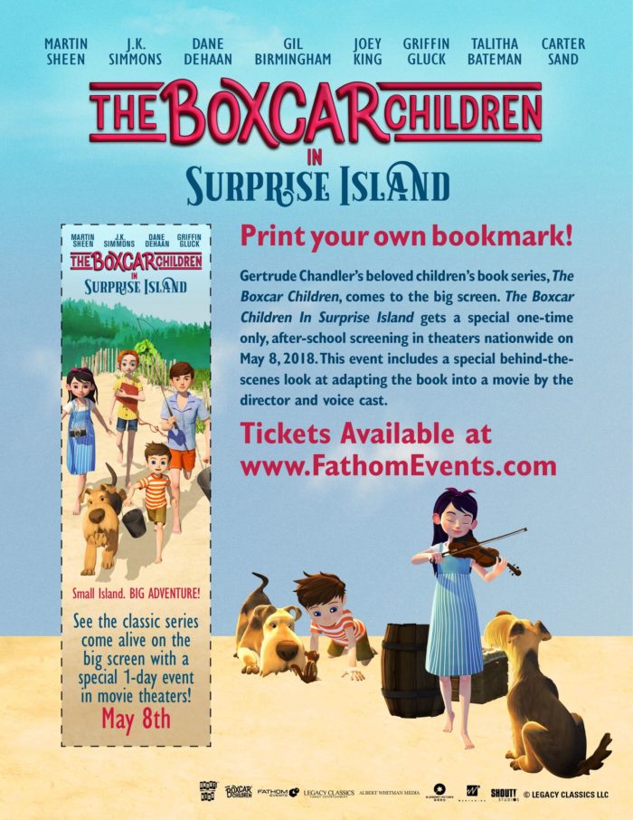 NEW Animated Feature The Boxcar Children ? Surprise Island in Theaters May 8th + Giveaway NEW Animated Feature The Boxcar Children ? Surprise Island in Theaters May 8th + Giveaway