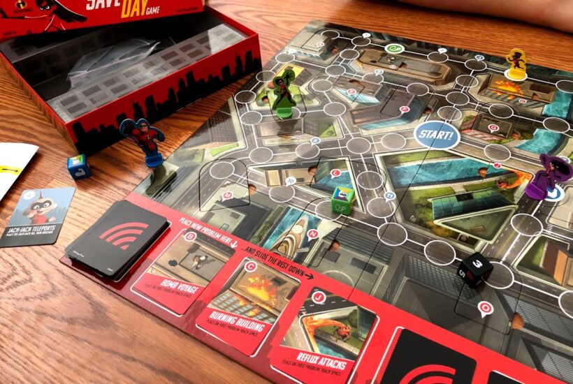 The Incredibles Save the Day Board Game