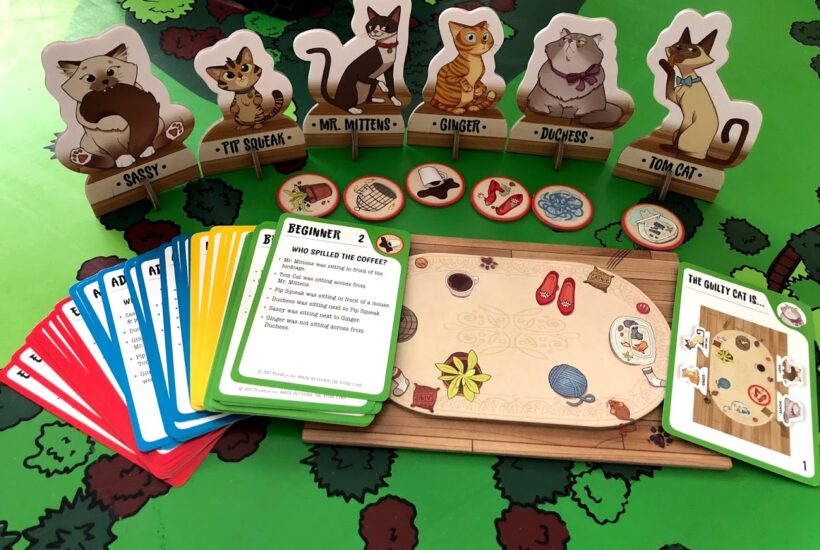 Cat Crimes from ThinkFun has You Figuring Out Which Cat is to Blame