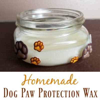 Homemade Dog Paw Protection Wax