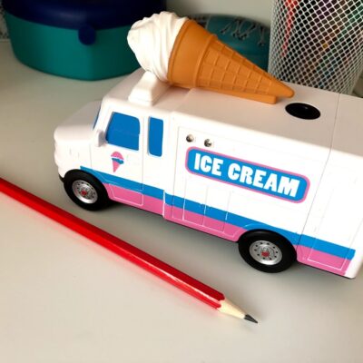 Exciting School Supplies: Ice Cream Truck Pencil Sharpener