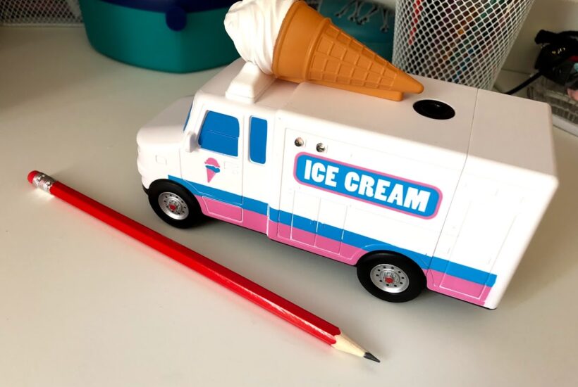 Exciting School Supplies: Ice Cream Truck Pencil Sharpener