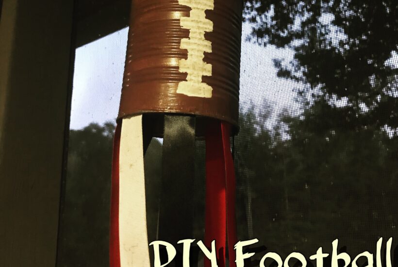 DIY Football Windsock