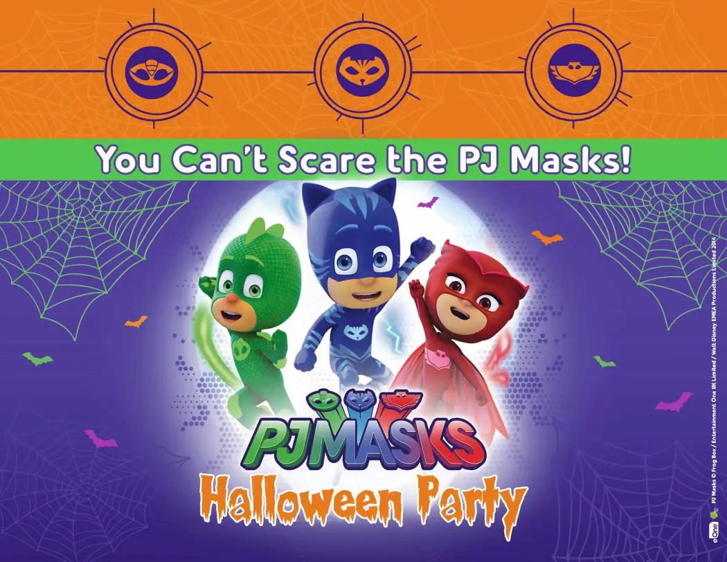 Have a Spook-tacular Halloween with the PJ Masks