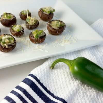 Asiago & Jalapeno Stuffed Portobello Mushrooms Stella Cheese