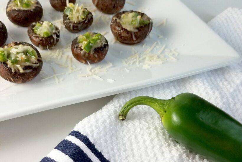 Asiago & Jalapeno Stuffed Portobello Mushrooms Stella Cheese