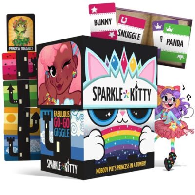 Sparkle*Kitty Card Game: Nobody Puts Princess in a Tower!
