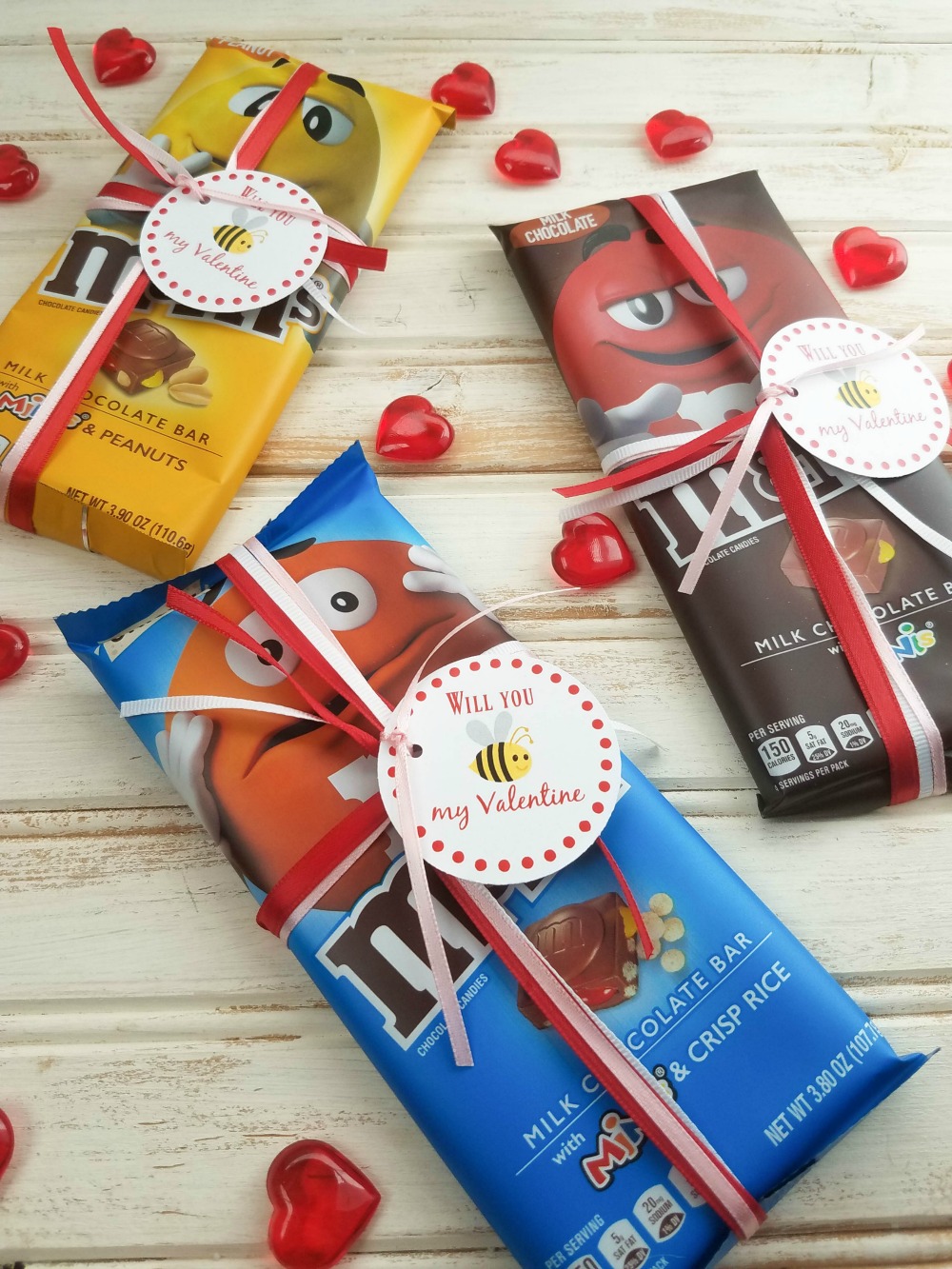 Simple Valentine Gifts for Friends &amp; FREE Printable - Outnumbered 3 to 1