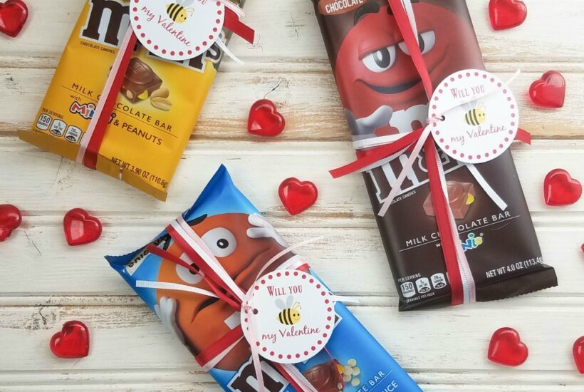 Simple Valentine Gifts for Friends & FREE Printable