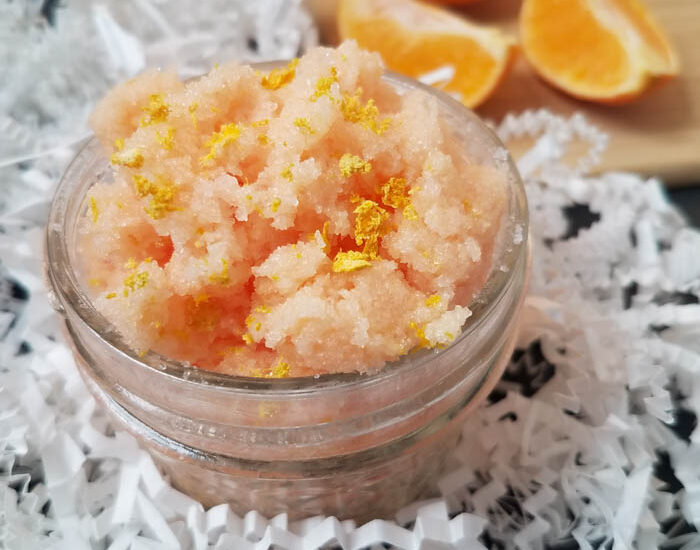 Homemade Orange Sugar Scrub