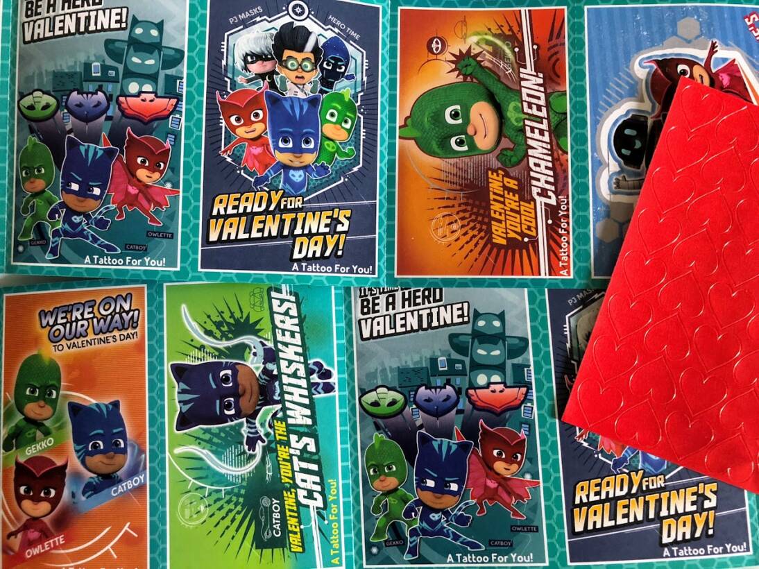 Super Cool PJ Masks Valentines for the Whole Class! - Outnumbered 3 to 1