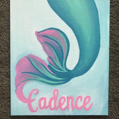 DIY Mermaid Door Hanger
