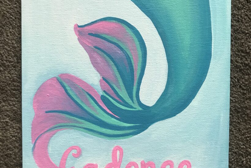 DIY Mermaid Door Hanger