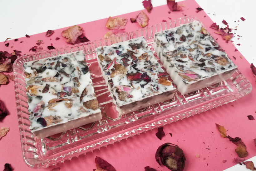 Coconut Rose Petal Soap