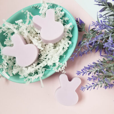 Simple Homemade Bunny Soaps