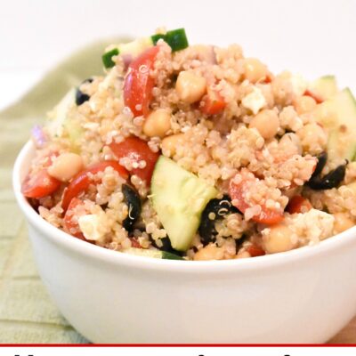 Mediterranean Quinoa Salad with Feta and Olives
