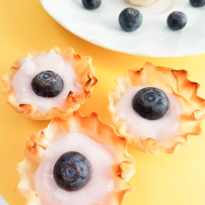 Blueberry Yogurt Tartlets