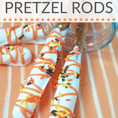 Autumn Dipped Pretzel Rods
