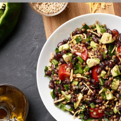 Wheat Berry, Black Bean, and Avocado SALAD RECIPE