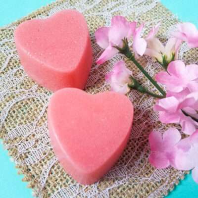 Strawberry Sugar Scrub Cubes