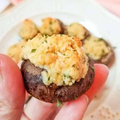 Garlic Parmesan Stuffed Mushrooms