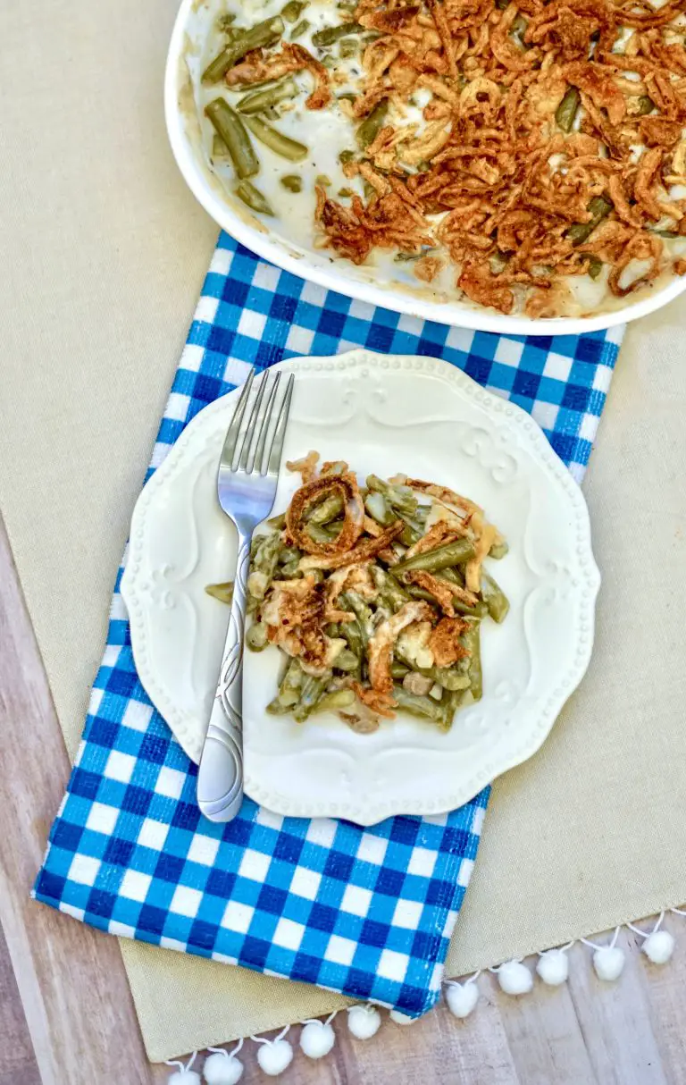 Green Bean Casserole Easy Recipe - Outnumbered 3 to 1