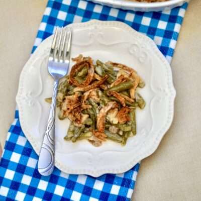 Green bean casserole from scratch