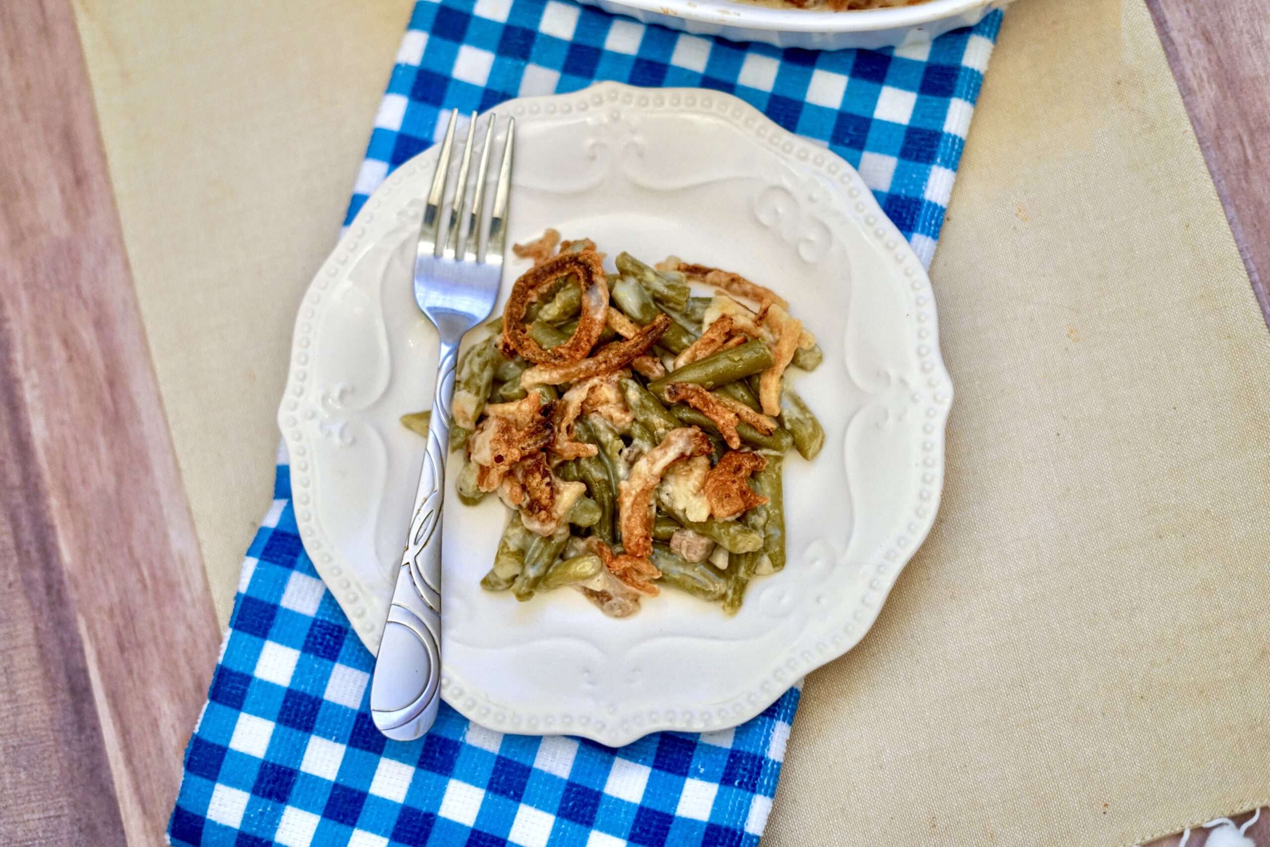 Green bean casserole from scratch