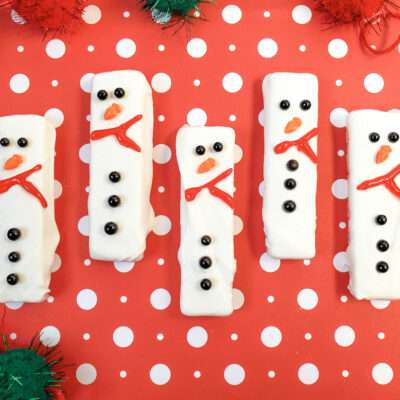 easy snowman cookies