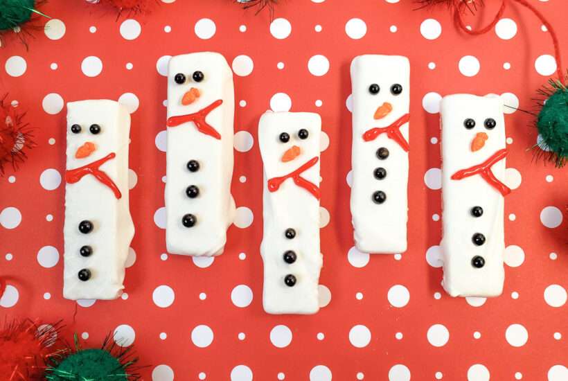 easy snowman cookies