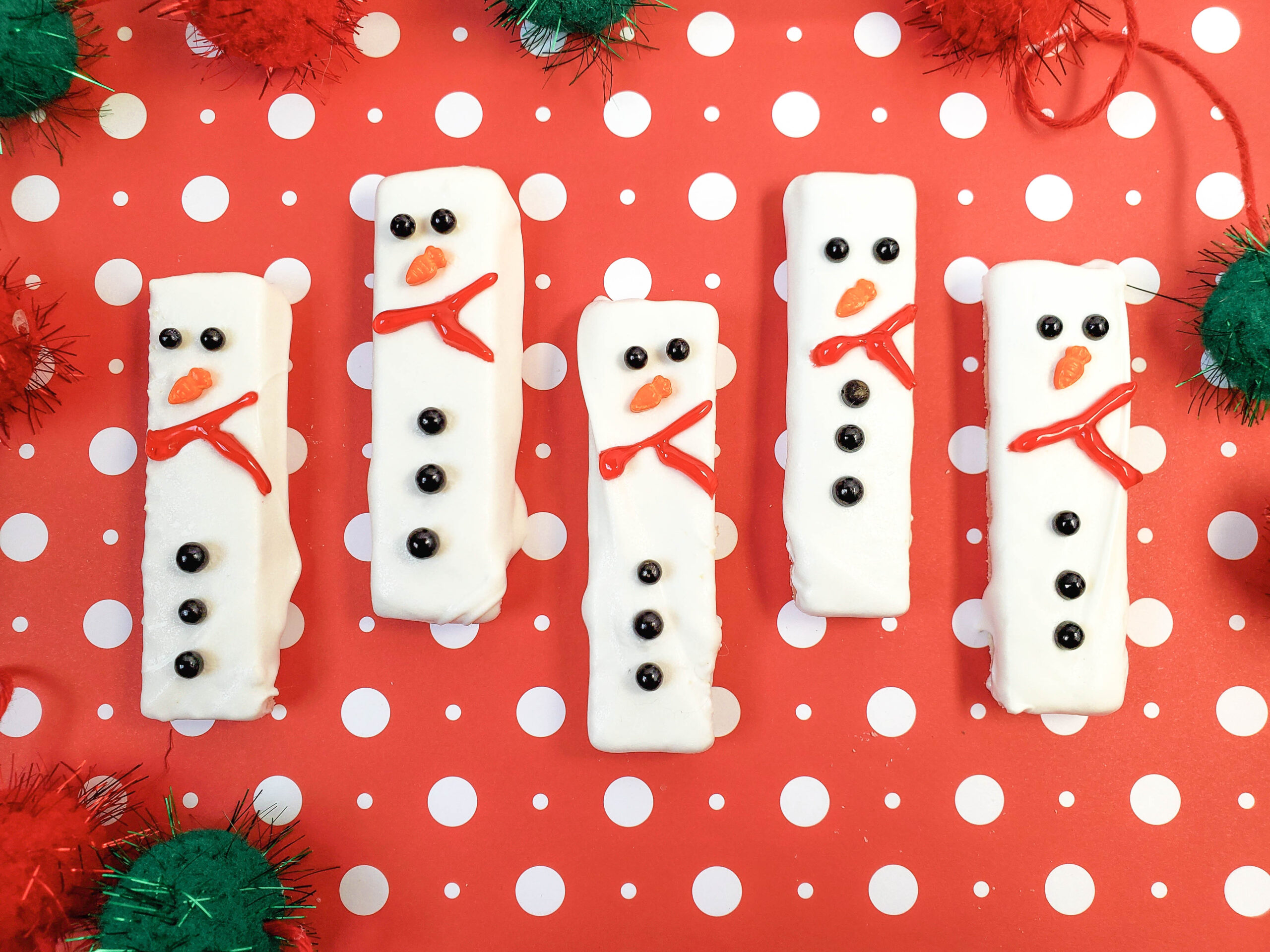 easy snowman cookies
