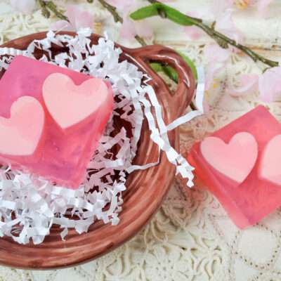 Heart Homemade Soap Without Lye