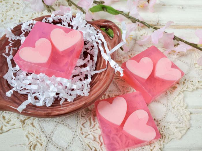 Heart Homemade Soap Without Lye