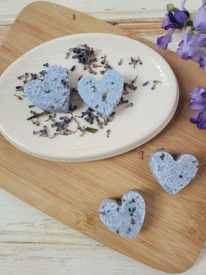 shower melts with lavender essential oil