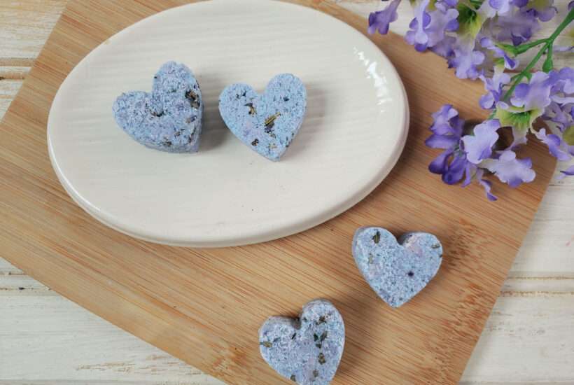 shower melts with lavender essential oil