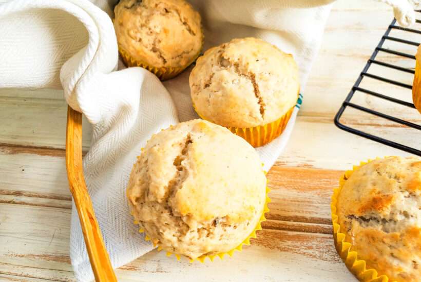 Easy Banana Walnut Muffins Recipe