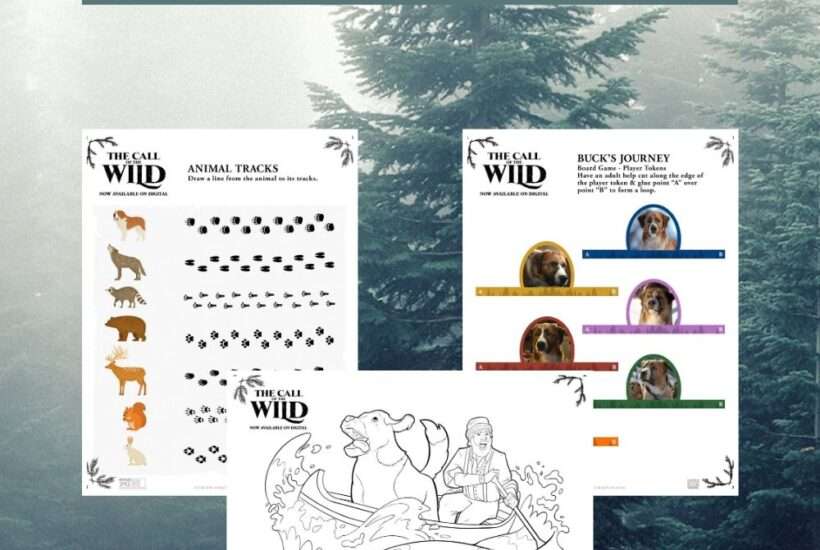 The Call of the Wild Activity sheets