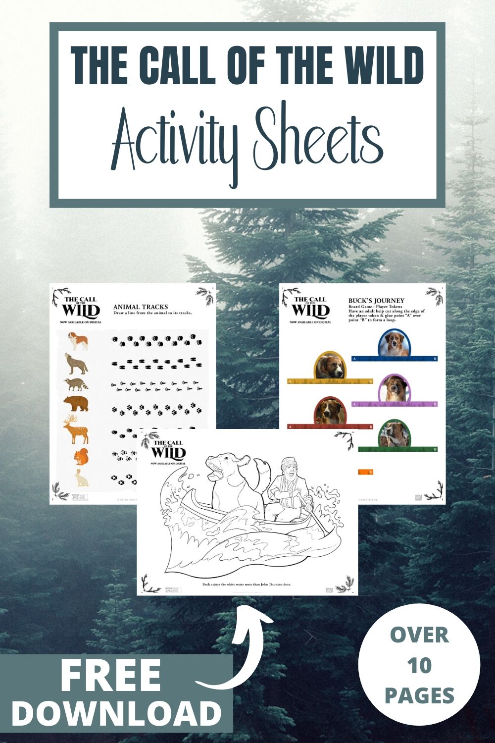 The Call of the Wild Activity sheets
