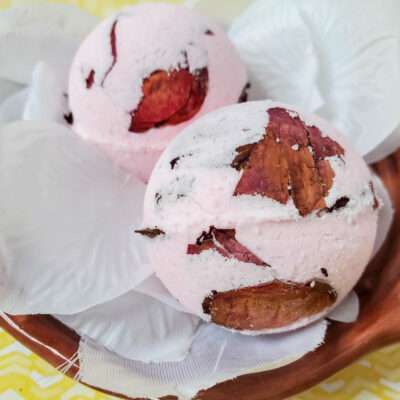 Rose Petal Bath Bombs