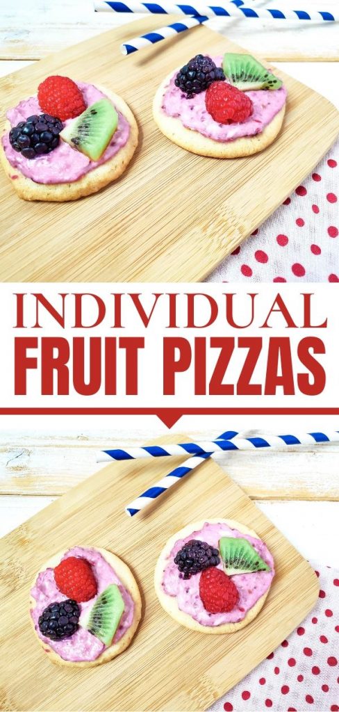 individual size fruit pizza