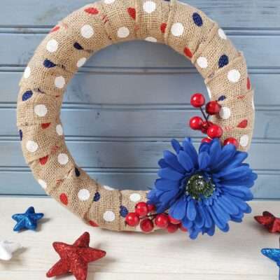 Easy DIY Americana Wreath
