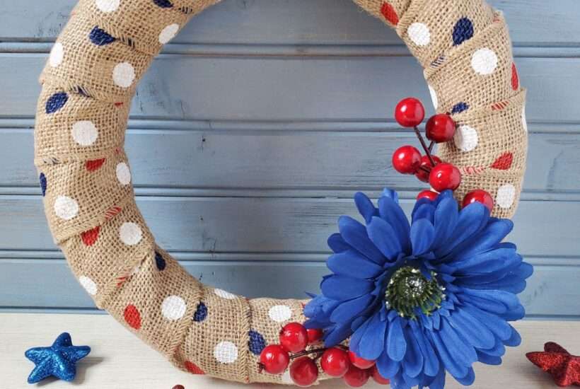 Easy DIY Americana Wreath