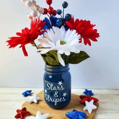 Mason Jar DIY centerpiece