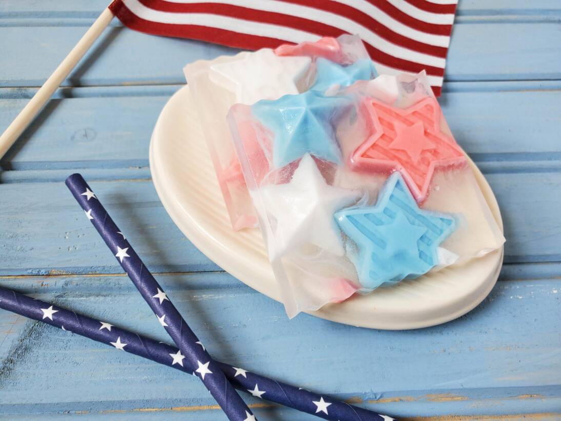 3D Star Soap for 4th of July