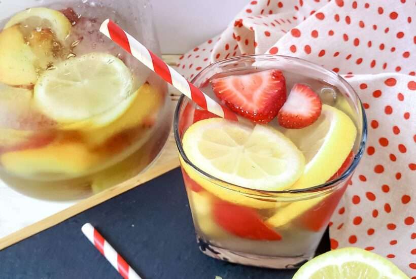 Strawberry Peach Sangria