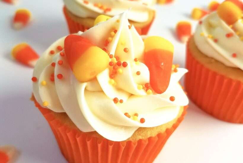 Candy Corn Cupcakes
